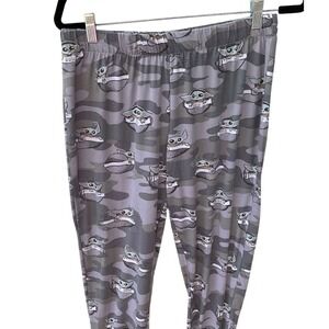 Star Wars The Child Baby Yoda Camo Pajama Pants Lounge Sleepwear Joggers Size M